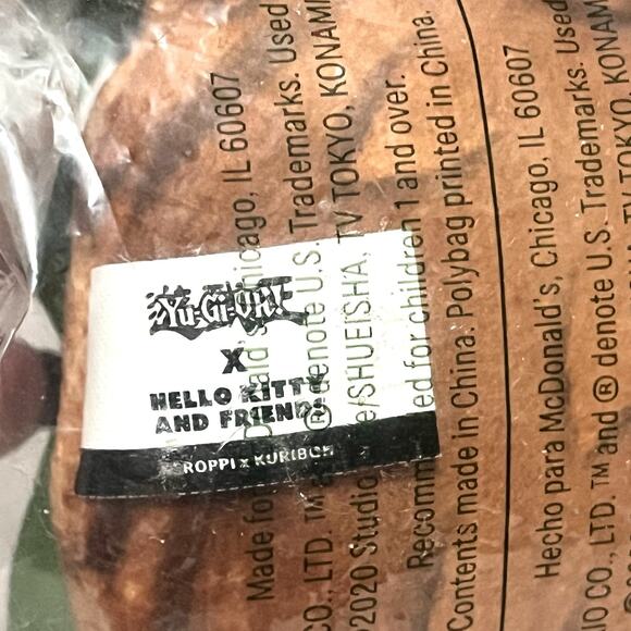 McDonald’s 2024 Yu-Gi-Oh x Hello Kitty and Friends Keroppi x Kuriboh Plush #4 - Picture 6 of 7